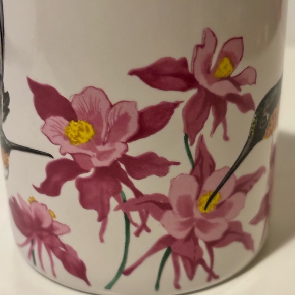Hummingbird Floral Ceramic Mug - Picture 6 of 13